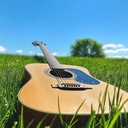 upbeat western instrumental featuring cheerful acoustic guitar melodies