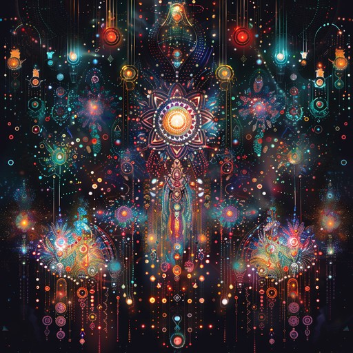 A mystifying soundscape where cosmic rhythms and global influences intertwine. This piece captures the essence of trippy world music, leading listeners on a mystical, ethereal journey through uncharted sound territories.