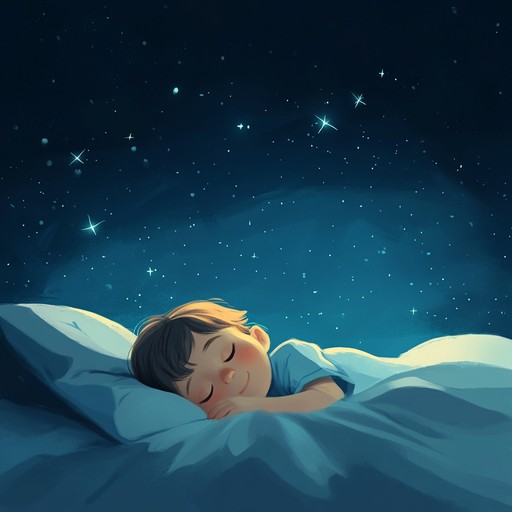 A tender lullaby blending ethereal melodies and celestial sounds into a unique, calming audio experience. Ideal for peaceful nights under the stars.