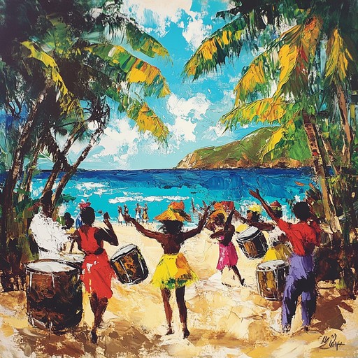 This energetic calypso instrumental embodies the spirit of a caribbean celebration, with lively steelpan melodies and rhythmic beats that evoke dancing under the tropical sun.