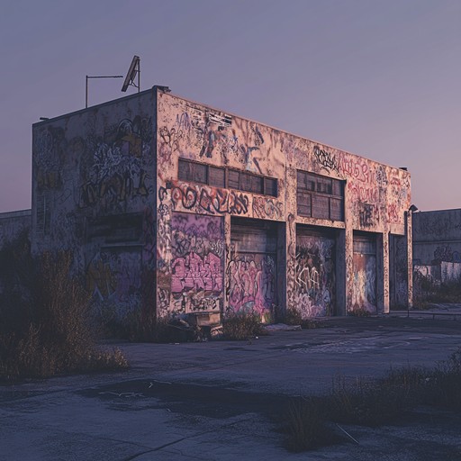 An exhilarating punk soundscape that mirrors the chaos and decay of urban environments, driven by raw and defiant energy. Loud, distorted guitars and pounding drum beats create a rebellious atmosphere.