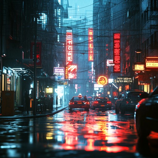 Experience the haunting undercurrent of an urban landscape, illuminated by flickering neon lights. Dark synths create a foreboding melody, painting a picture of a city’s hidden dangers and unsettling secrets. The relentless rhythm keeps the tension high, making this an ideal soundtrack for nocturnal explorations.