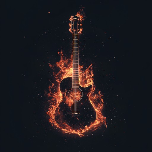 An electrifying instrumental rock anthem featuring bold guitar riffs, driving bass lines, and thunderous drums, capturing the spirit of rebellion and courage in the face of adversity