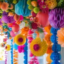 grand tropical celebration with regal and uplifting vibes.