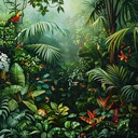 exotic capriccio evoking lush tropical rainforest vibes delight