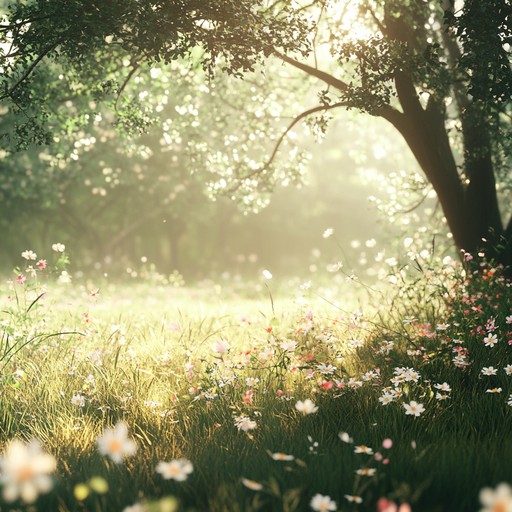 A soothing, guitar driven instrumental capturing the serene essence of a sunny, peaceful meadow daydream. Soft, flowing chords and delicate picking patterns create a sense of calm and relaxation, perfect for unwinding and reflecting.