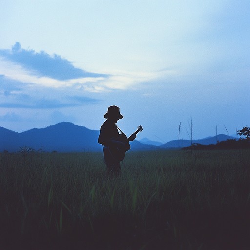 An instrumental track featuring soulful acoustic guitar melodies that echo the solitude and wistful memories of the brazilian rural landscape, aiming to stir emotions of longing and introspection