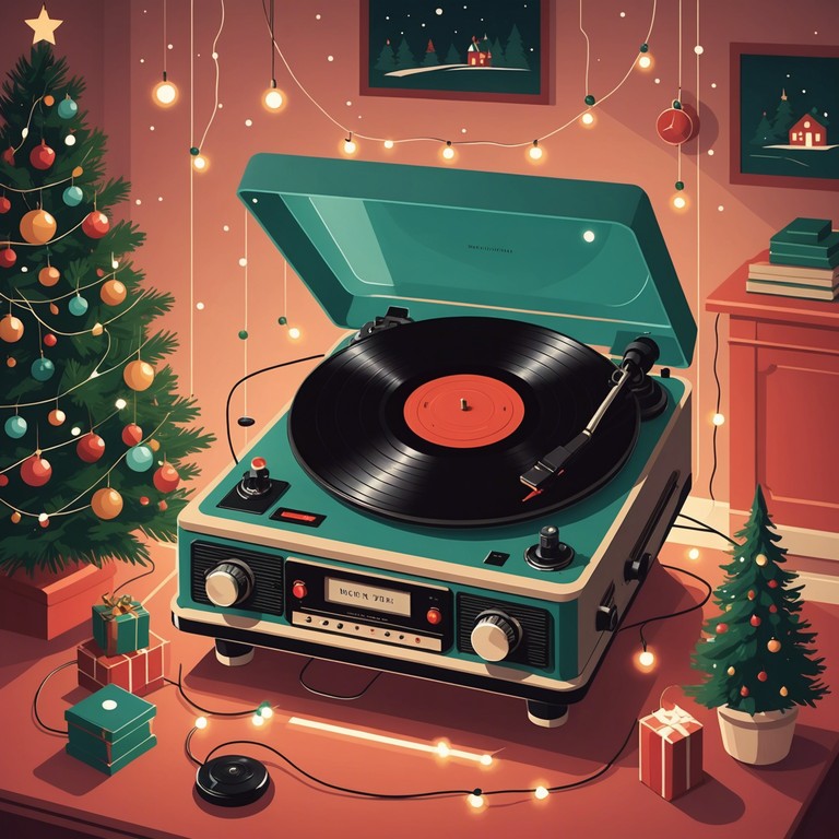 Immerse in the soothing jazz tones that bring back cherished holiday memories. The track is enriched with a vinyl texture, offering an audio experience that feels like revisiting an old favorite record during the holiday season.