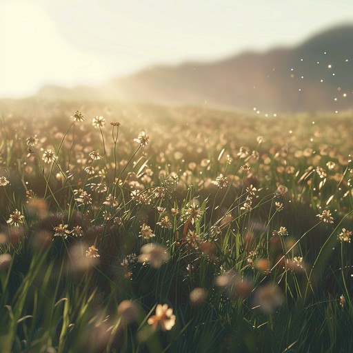 Feel the carefree joy of a sunlit meadow, with gentle synthesizer melodies and nature sounds transporting you to a place of serenity and happiness.