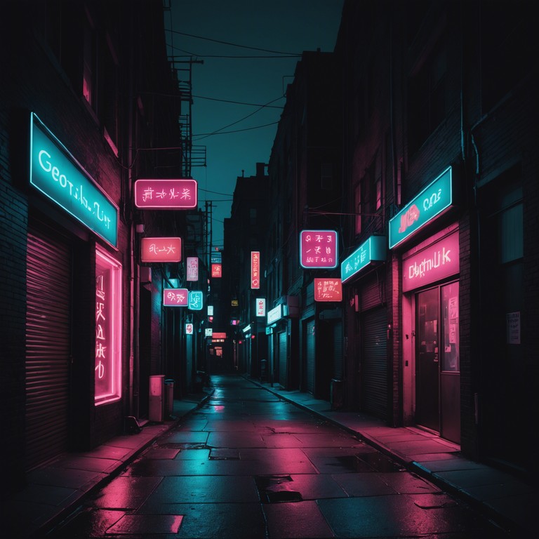 This track embodies the essence of urban grit combined with the visceral impact of hard rock. The music conveys a nighttime journey through a neon lit city, where echoes of grime aesthetic blend with the heavy distortion of rock guitars, crafting an atmosphere of intense energy and urban suspense.