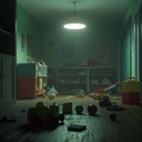 atmospheric toy sounds in a desolate virtual world.