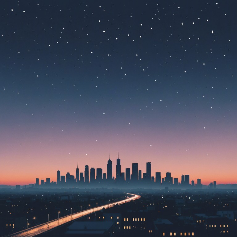 This track fuses the rhythmic drive of new jack swing with serene, inspiring spiritual themes, creating a nostalgic yet refreshing sound suited for personal reflection or communal joy. It combines punchy basslines with heartfelt vocal harmonies, though maintained purely instrumental in this version, capturing the essence of a nightly urban spiritual journey.