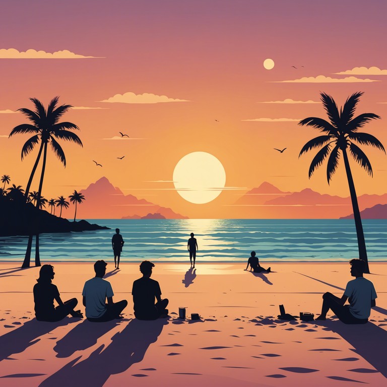 A track that perfectly captures the laid back, sun soaked vibes of a beachside sunset. Using rhythmic patterns typical of reggae music, this piece will have a gentle, swaying pace and feature smooth organ sounds that enhance its soothing qualities.