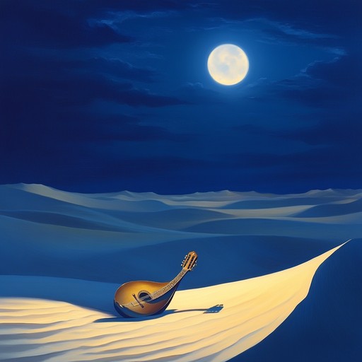 An evocative instrumental piece that delves into the haunting ambiance of the middle eastern desert at night. Combining traditional oud melodies with ambient textures, it weaves a tapestry of mystery and suspense beneath starlit skies.