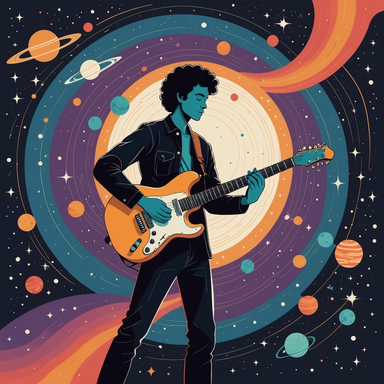 Dive deeper into the mysteries of the cosmos with stellar vibrations revealed. Enhanced by the electric guitar's versatility, this rendition adds layers of echo and distortion, creating a more intense sensory experience that echoes through the universe.