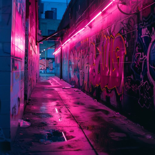 An intense instrumental capturing the rebellious energy of urban life. Blending robust electric guitar riffs with relentless bass lines, it paints a vivid picture of neon lit streets and night time anarchy.