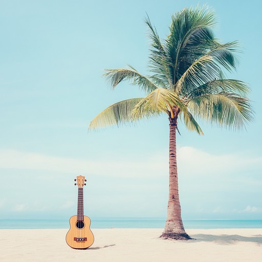 Feel the sun's embrace with smooth bossa nova ukulele melodies, creating perfect lounge vibes for a serene beachside escape.