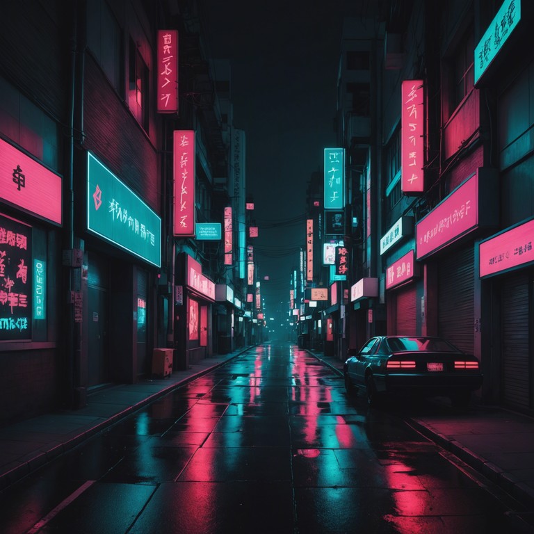 Venture deeper into the neon lit backstreets of a cyberpunk city with this track, where the pulsating beats guide you through a maze of mystery and suspense. Employing heavy synths and dark basslines, the track crafts a chilling yet enthralling atmosphere that embraces the menacing allure of night.