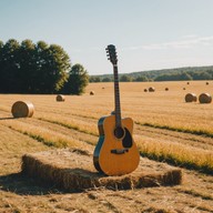 acoustic guitar meets experimental tones.