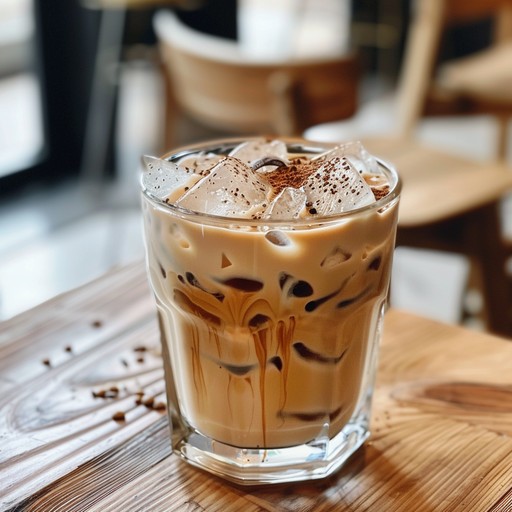 A mellow and relaxing instrumental piece perfect for sipping iced lattes on a lazy afternoon. Featuring smooth saxophone melodies, gentle piano chords, and a laid-back rhythm section.