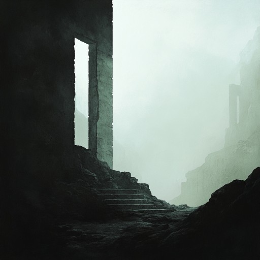 Step into a hidden realm where the past lingers as grim shadows. Fretful drones and unsettling textures weave a narrative of dark secrets and haunting presences, compelling listeners into a foreboding, mysterious journey.