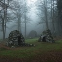 eerie soundscape of ancient, mystical echoes