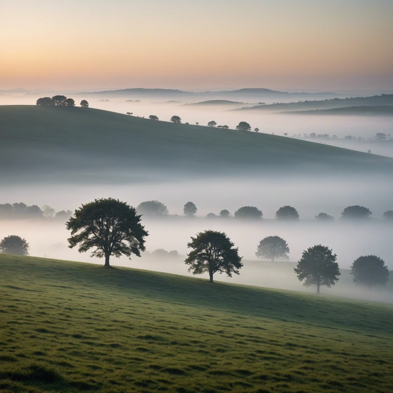 This orchestral piece captures the essence of a sunrise, translating the gradual illumination and awakening of the world into a rich tapestry of sound. The music progresses from soft, gentle tones to a powerful, uplifting crescendo, symbolizing the rise of the sun and the new beginnings it signifies.