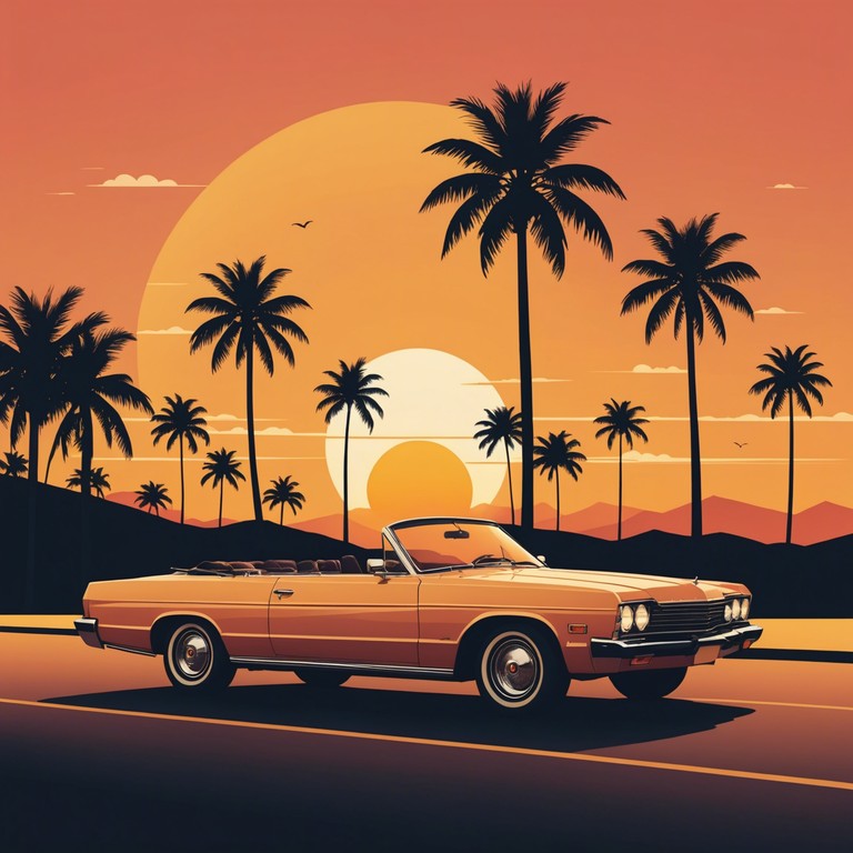 Imagine driving down sunset boulevard as the sun sets, with the soft, groovy tunes of the 70s playing in the background. This track features a laid back rhythm, enriched by the soulful sounds of an electric piano, encapsulating the essence of a serene summer evening in the 70s.