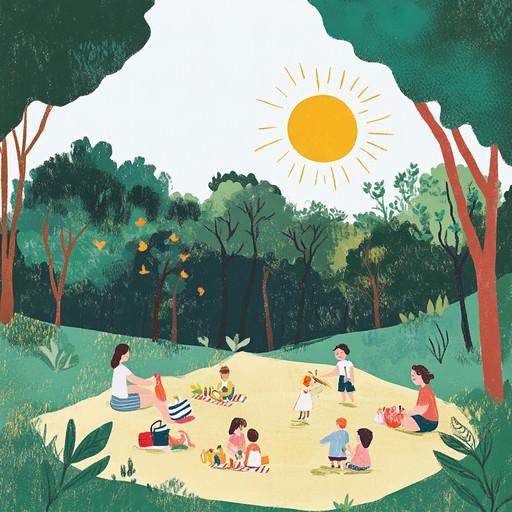 An engaging and lively instrumental perfect for setting a joyful and light hearted mood, reminding listeners of laughter, sunshine, and outdoor play in a park on a sunny day.