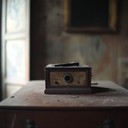 eerie tune evoking haunted nursery with old music box