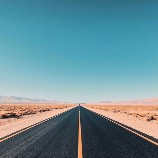 This instrumental takes you on a smooth, hard rock journey along a desolate desert highway. With a distinctive guitar leading the way, the track paints vivid imagery of wide open spaces and endless roads. The strong, steady rhythm section underpins the piece, while occasional soaring solos encapsulate the sense of freedom and vastness. Evoking feelings of wanderlust and adventure, it’s a soundtrack for the open road.