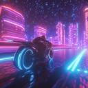 pulsating rhythms meet futuristic sounds in high speed journey.