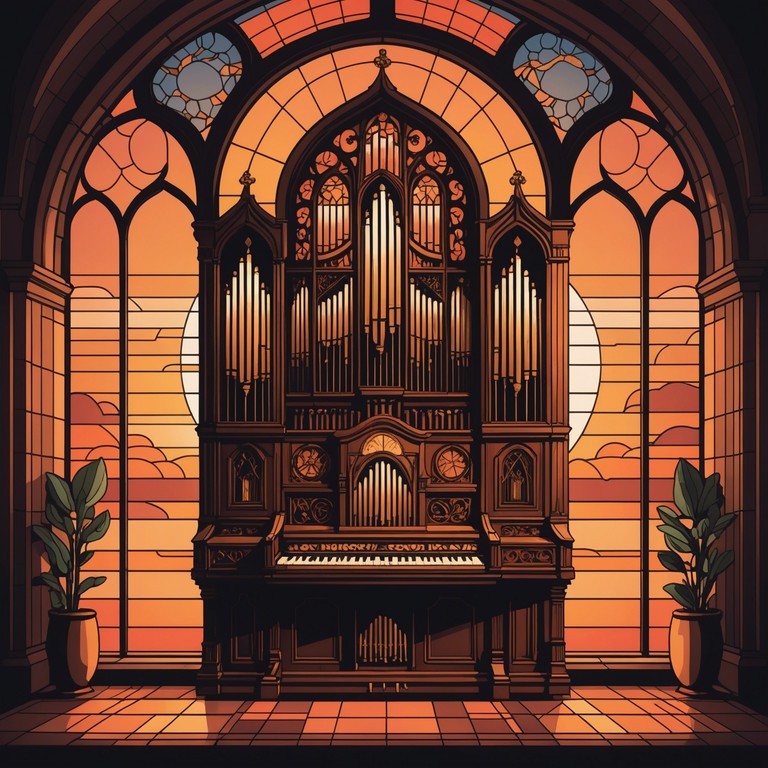 A serene instrumental that conveys a heartfelt journey towards spiritual enlightenment and peace, using the rich tones of the organ to elevate the senses and stir the soul.