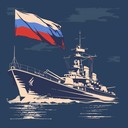 epic brass sounds echo russian navy's strength and pride.