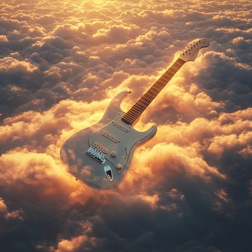 An uplifting instrumental blending soft rock and ambient elements, featuring melodic electric guitar that evokes the sensation of soaring above clouds and reaching new heights. Perfect for inspiring journeys and new beginnings.