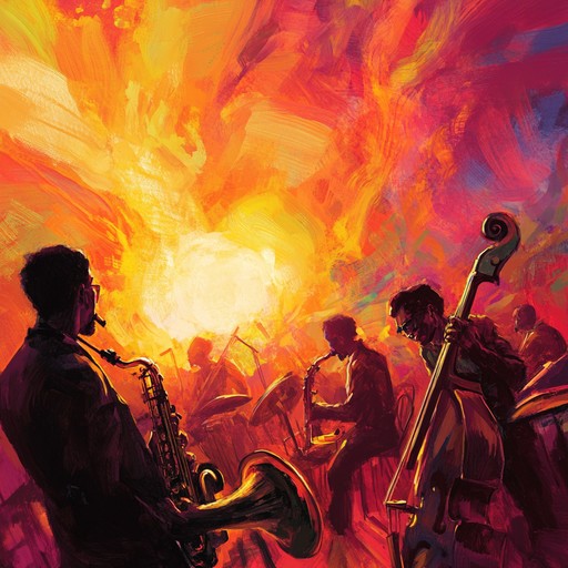 This instrumental piece blends vibrant latin jazz melodies with dynamic rhythms to create an atmosphere that fosters feelings of empowerment and inner strength. The spirited trumpet leads the ensemble, inspiring passion and confidence in the listener.