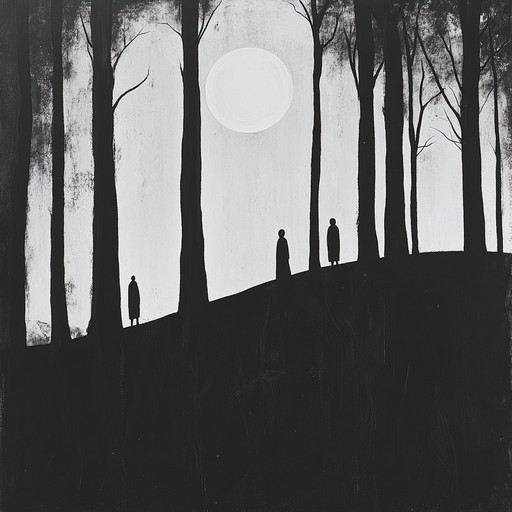 An orchestral composition that combines eerie strings, haunting woodwinds, and foreboding brass to create a chilling cinematic experience. The piece builds suspense with its sinister harmonies and dark orchestration, transporting listeners to a shadowy, moonlit landscape haunted by phantoms of the past