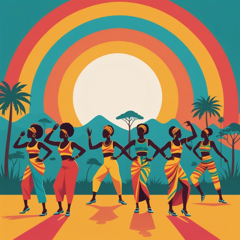 This track is a vibrant celebration of life and joy, infused with the exuberant rhythms of traditional african instruments and modern beats that suggest happiness and communal dance under the sunny sky.