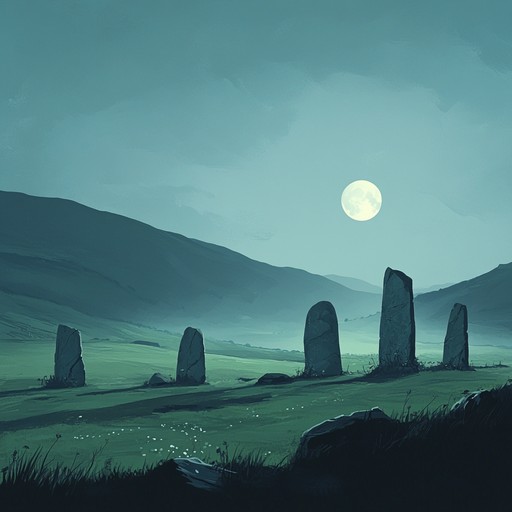 Embark on a soothing instrumental voyage featuring the delicate sounds of the celtic harp. This piece captures the tranquility of moonlit celtic landscapes, blending gentle harp melodies with ambient atmospheres to create a serene soundscape perfect for relaxation and reflection.