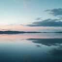 soft guitar and drums reflect calm twilight scenery.