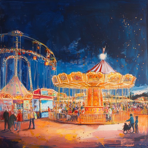 Experience the wonder of a carnival carousel brought to life through a dazzling orchestral arrangement that swirls with joyful melodies and rhythmic surprises