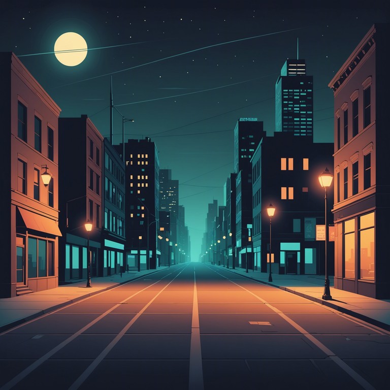 This track captures the essence of nighttime urban exploration with its tense, pulsating rhythms. Featuring syncopated beats and intense bass lines, the music conveys the mysterious and somewhat ominous feeling of walking under streetlights in a deserted city. Subtle electronic effects enhance the atmosphere, creating a soundscape that's both immersive and edgy.