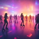 groovy beats for playful 1970s roller rink antics