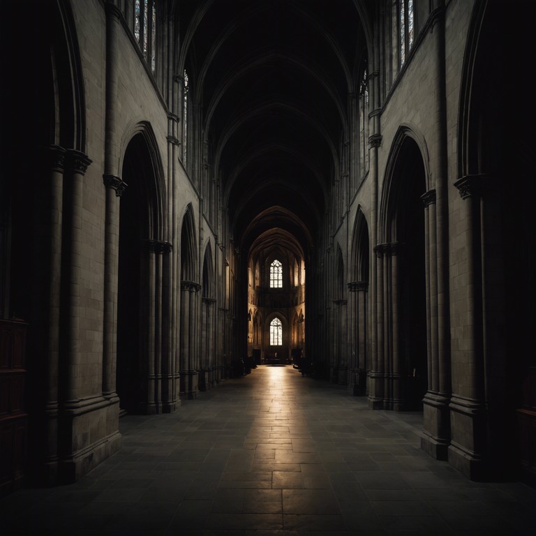 In an ancient, forgotten cathedral, the sound of a solitary organ pierces the silence, sending ripples of eerie melodies through the stone cold arches. As night deep ensues, each note resonates with whispers of the past, oscillating between tranquility and thrilling suspense, crafting an atmosphere filled with a chilling blend of reverence and spectral presence.