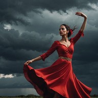 aggressive rumba with a flamenco twist.