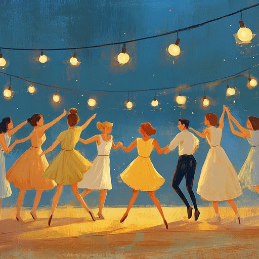 This track captures the spirit of joyful summer days with a lively, energetic swing rhythm reminiscent of the 1950s. Featuring a bright, bouncy melody carried by the saxophone, it's perfect for evoking a sense of nostalgia and carefree fun.