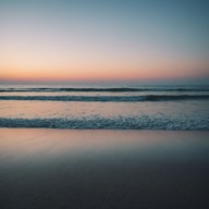 serene soundscapes merge with soft waves