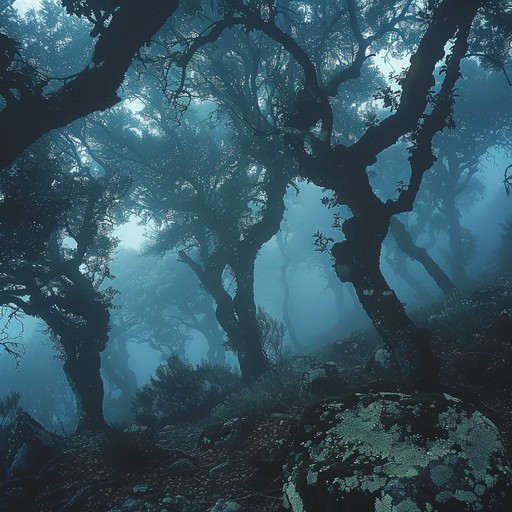 An orchestral piece inspired by the ancient woodlands, blending traditional orchestral instruments with natural sounds like bird calls and rustling leaves. The composition starts quietly, gradually building into a complex symphony, evoking the magic and mystery of an ancient forest. The use of natural sounds enhances the immersive experience, making listeners feel like they are wandering through a timeless, enchanted woodland.