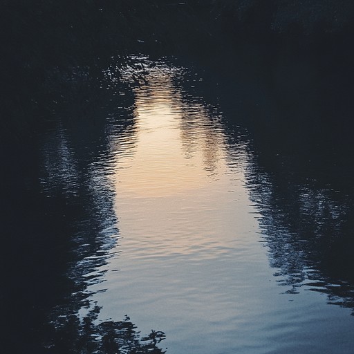 Evoke the tranquility of a quiet river at dusk with soothing acoustic melodies and gentle rhythms.