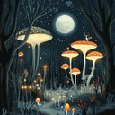 enthralling festivity with eerie yet whimsical forest vibes